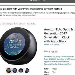 Amazon Alexa Echo Spot